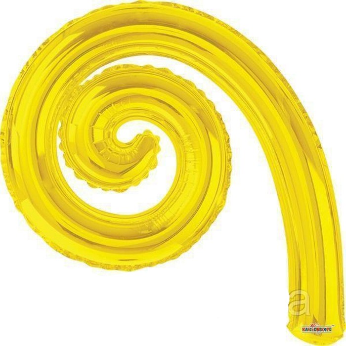 Спираль 43*30 см жёлтая