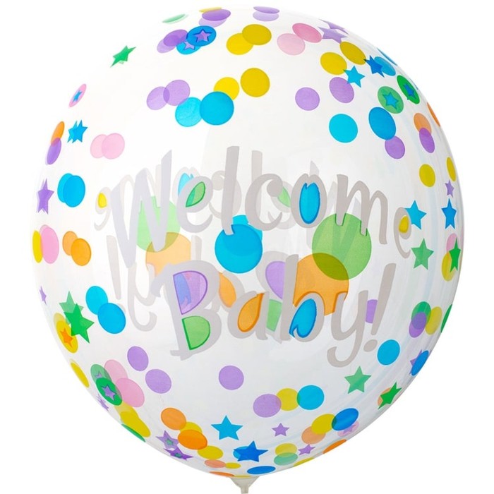 KT bubble сфера welcome baby 18"