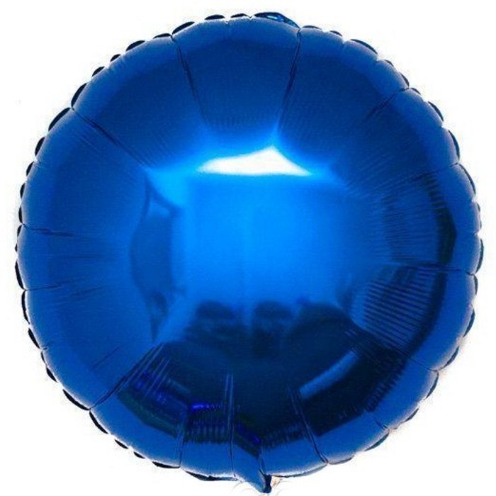 Круг синій глянцевий 18" (45см)