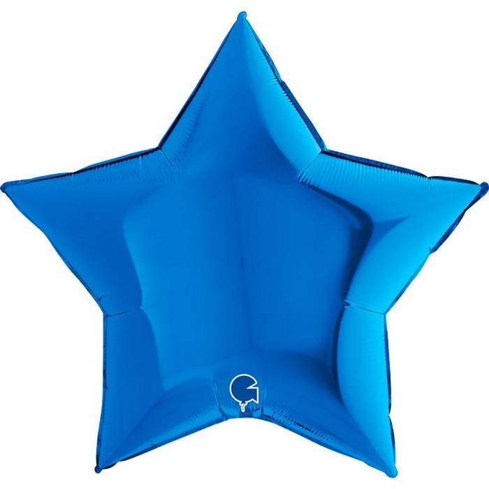 GR Звезда 36" Голубая уп