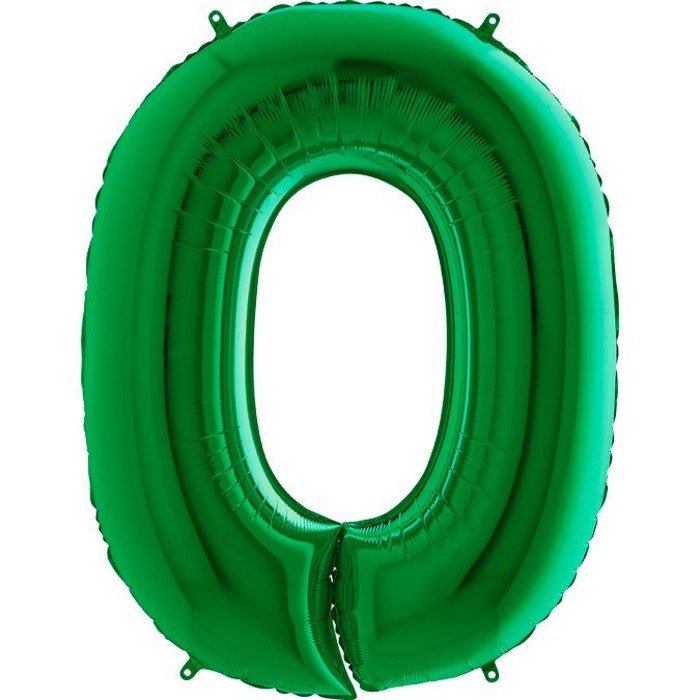 GR Цифра 0 40" зелёная уп