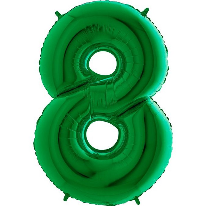 GR Цифра 8 40" зелёная уп