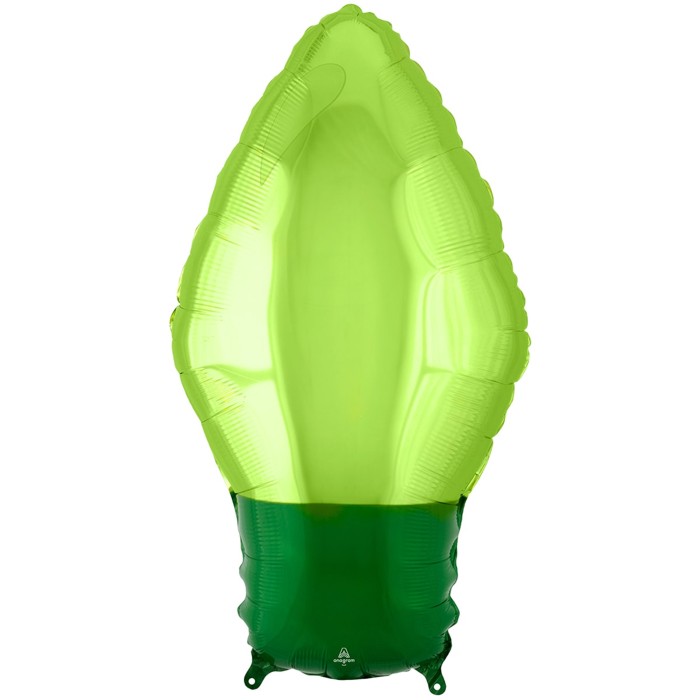 AN Лампочка новогодняя 27*55 см зелёная