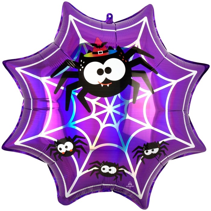 AN Паук в фиолетовой паутине 55*55 см