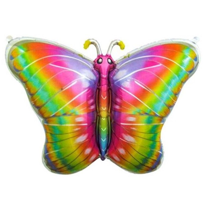 Бабочка 93*59 см радуга