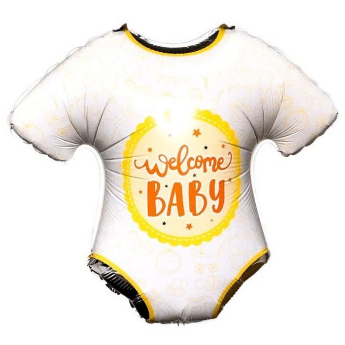 Бодик "Welcome Baby" 59*65 см белый