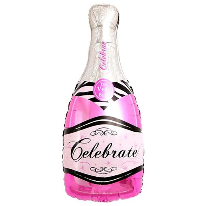 Бутылка шампанского 49*104 см розовая