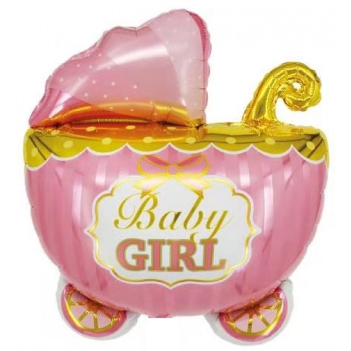 KT Коляска Baby Girl 67*52 см розовая