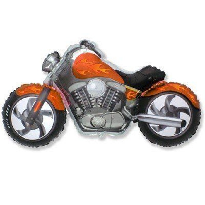 FM Мотоцикл 57*115 см оранжевый