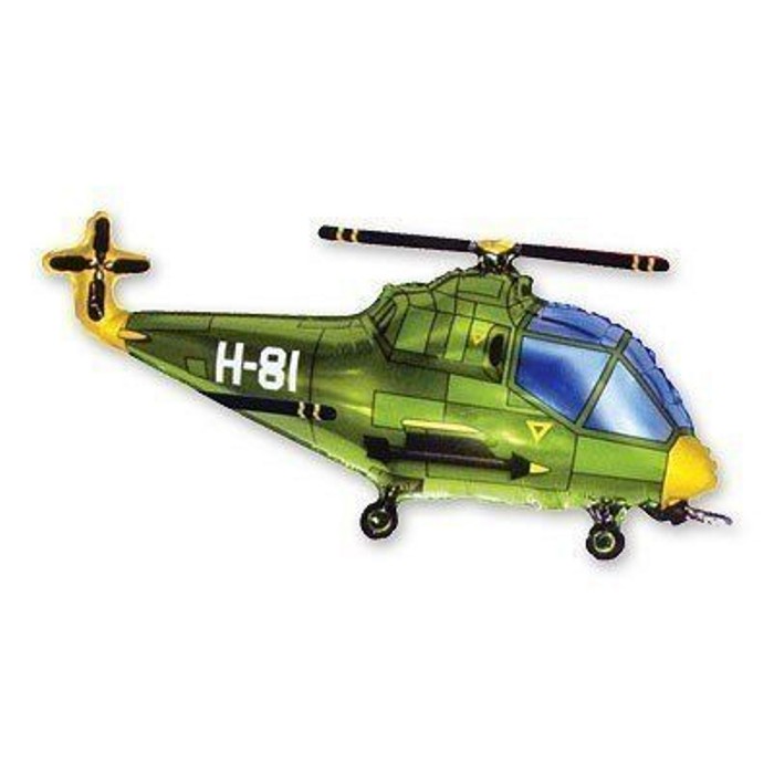 FM Вертолет 57*96 см зелёный