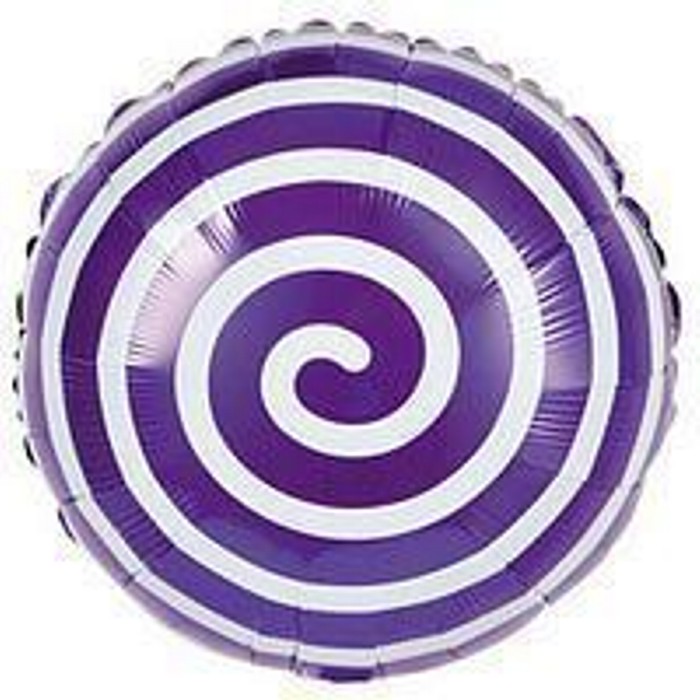 "Спиралька"(фіолетовий) 18"(45см)