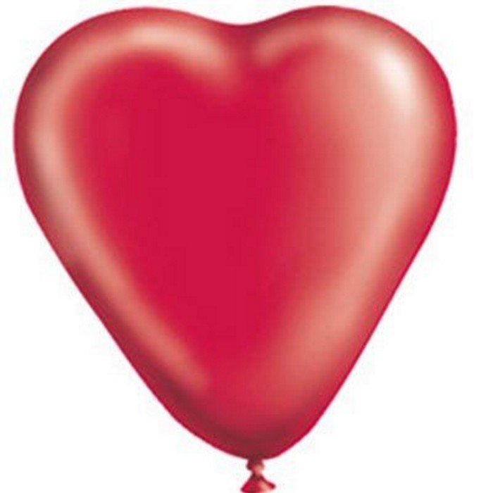 GE Сердце 17" пас. Ярко-красное (50 шт)