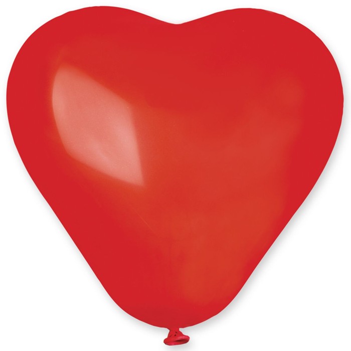 GE Сердце 6" пас. Ярко-красное (100 шт)