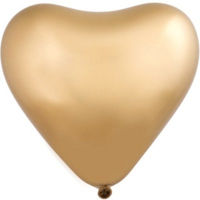 EV сердце 12" хром сатин золото (819) (50 шт)
