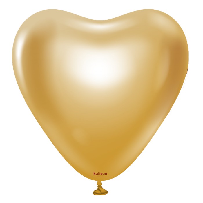 KN Сердце 12" золото (50 шт)