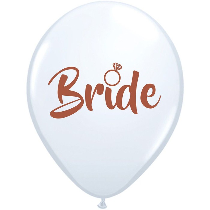 BB Невеста "Bride" на девичник 12" (25 шт)