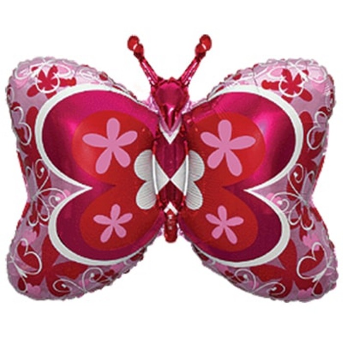 FM (мини) Бабочка крылья розовые 23*34 см
