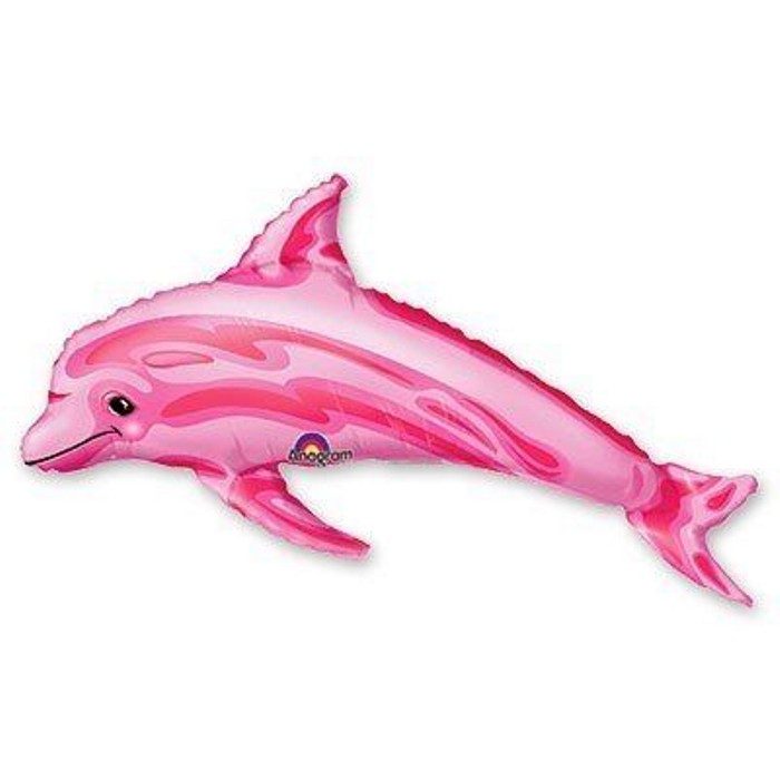 FM (мини) Дельфин 29*38 см розовый