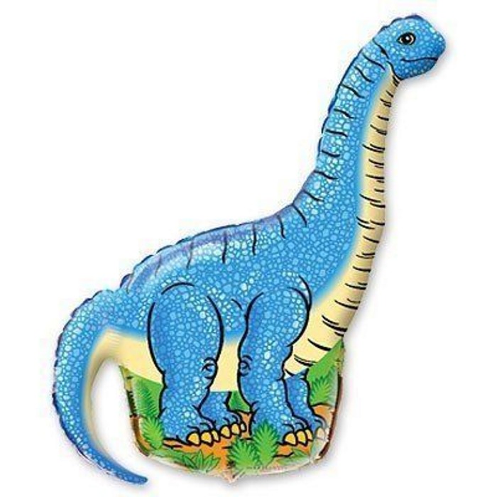FM (мини) Динозавр 41*27 см голубой