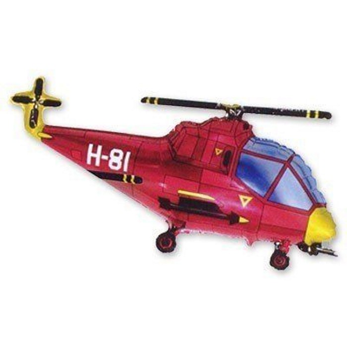 FM (мини) Вертолёт 25*43 см красный