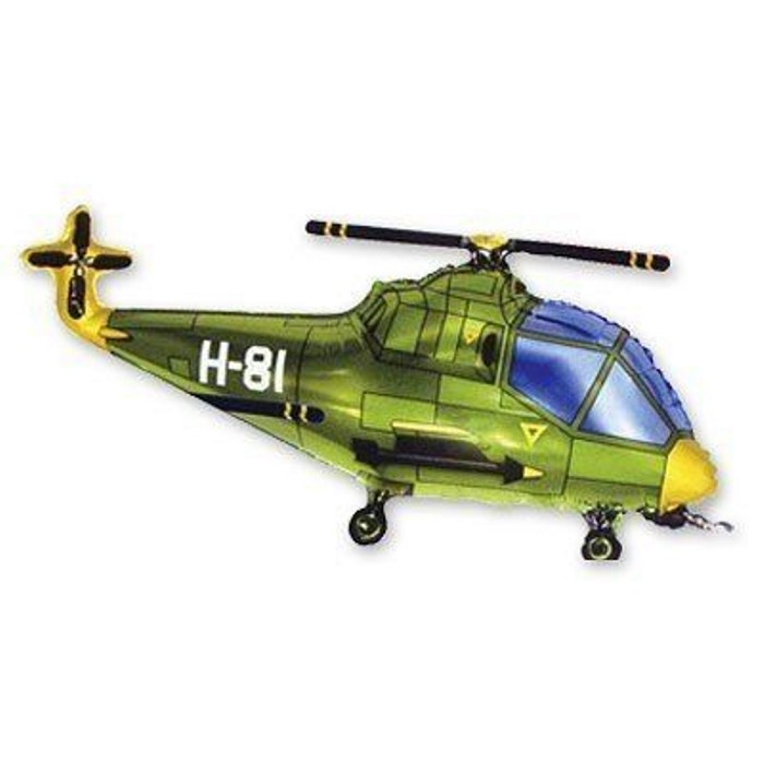 FM (мини) Вертолёт 25*43 см зелёный